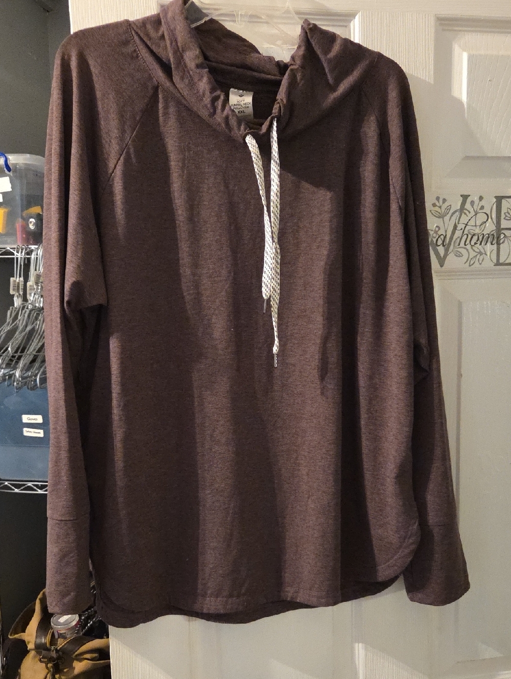 Men's Long-Sleeve Pullover Hoodie - Brown